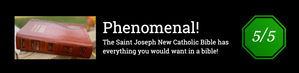 I love this translation and Bible. The Saint Joseph New Catholic Bible is on par with any bible on the market, and I actually like it more then the New American Bible: Revised Edition! Look at some of these great posts from Catholic Bible Talk to show the differences between the two translations (linked below).  Regardless of the differences, this bible is phenomenal!