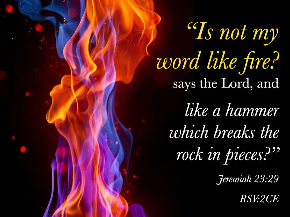 Is not my word like&nbsp;fire?